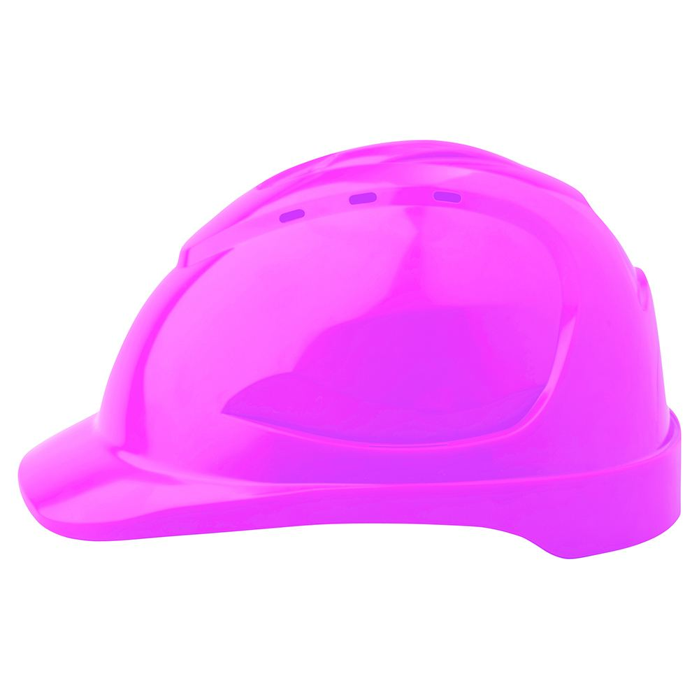 Vented Hard Hat with Pushlock Harness - Head