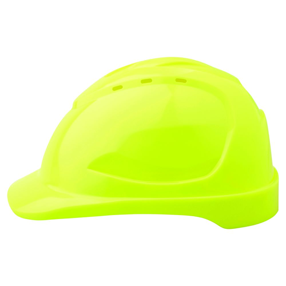 Vented Hard Hat with Pushlock Harness - Head