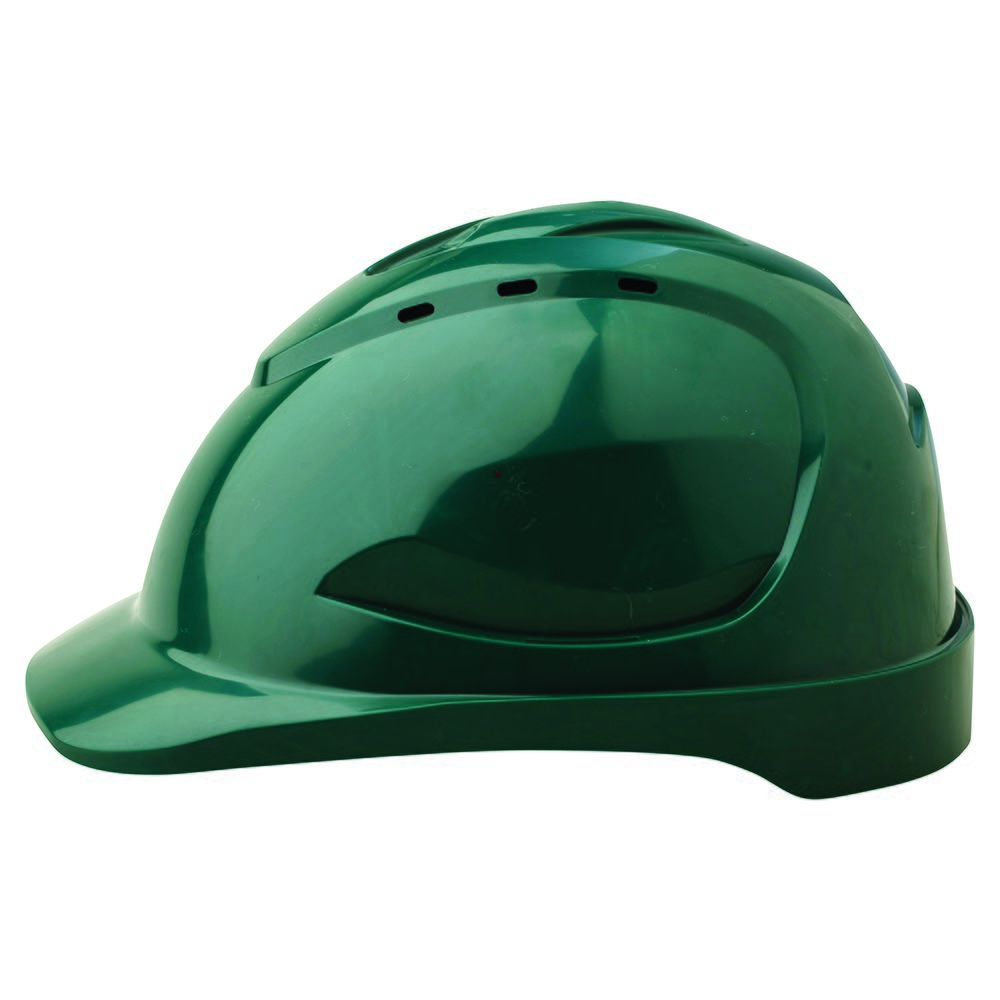 Vented Hard Hat with Pushlock Harness - Head