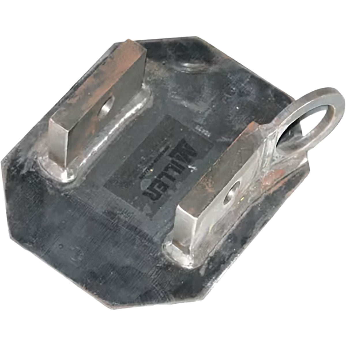 Weld-on anchorage plate with tie-off point - Anchorage