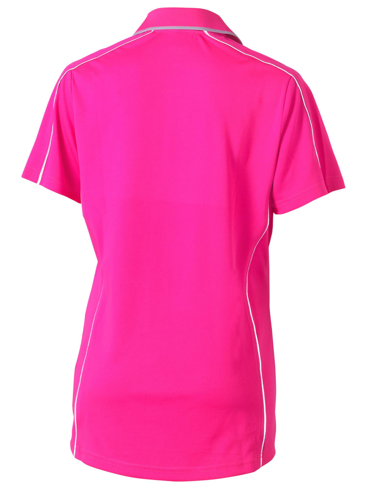 Women's Cool Mesh Polo with Reflective Piping - Women's