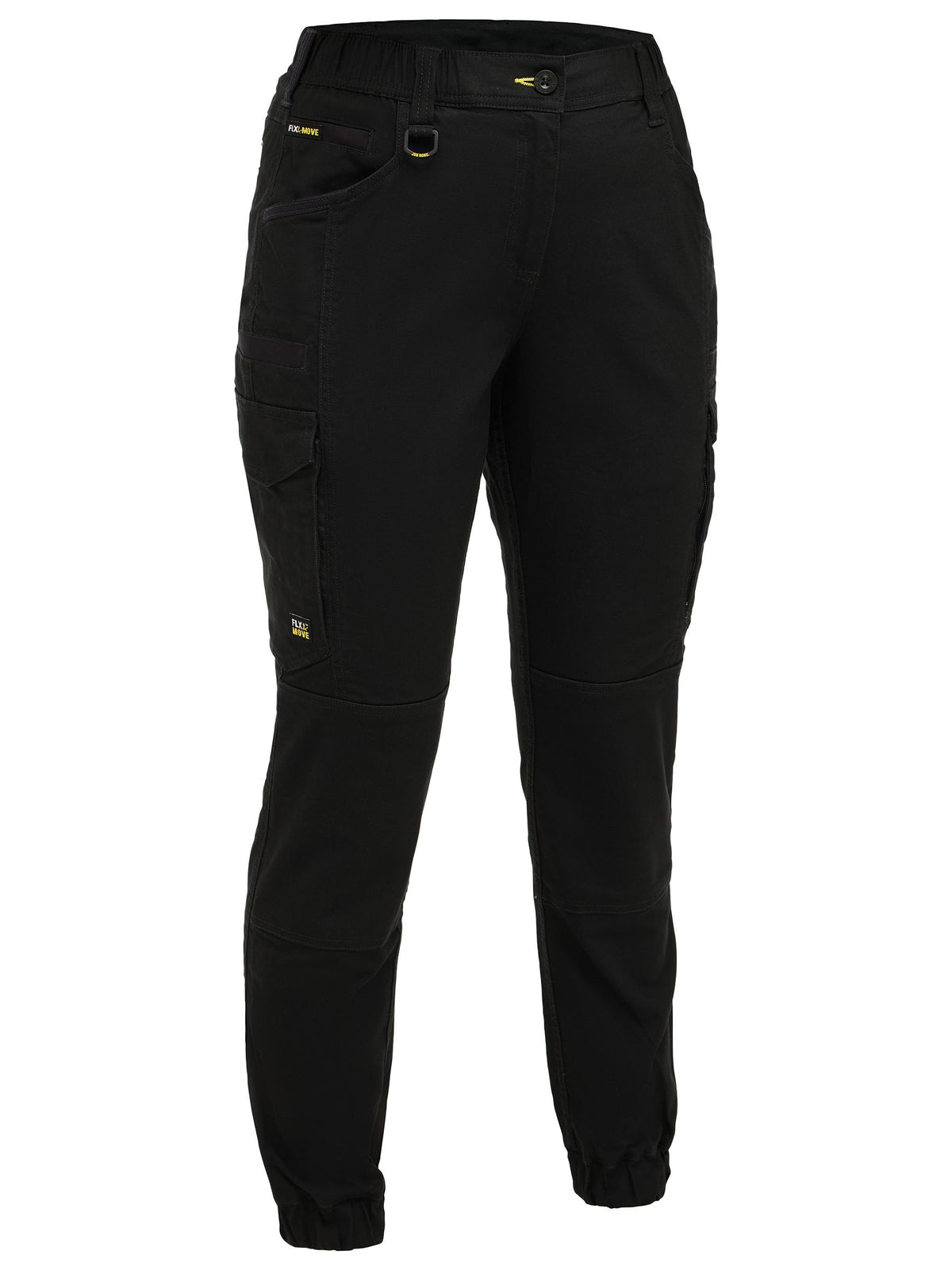 Women's Elastic Waist Cargo Cuffed Pants - Women's