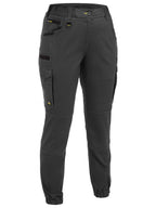 Women's Elastic Waist Cargo Cuffed Pants - Women's