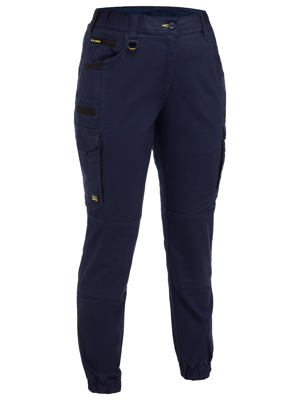Women's Elastic Waist Cargo Cuffed Pants - Women's