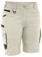 Women's elastic waist cargo short - Women's