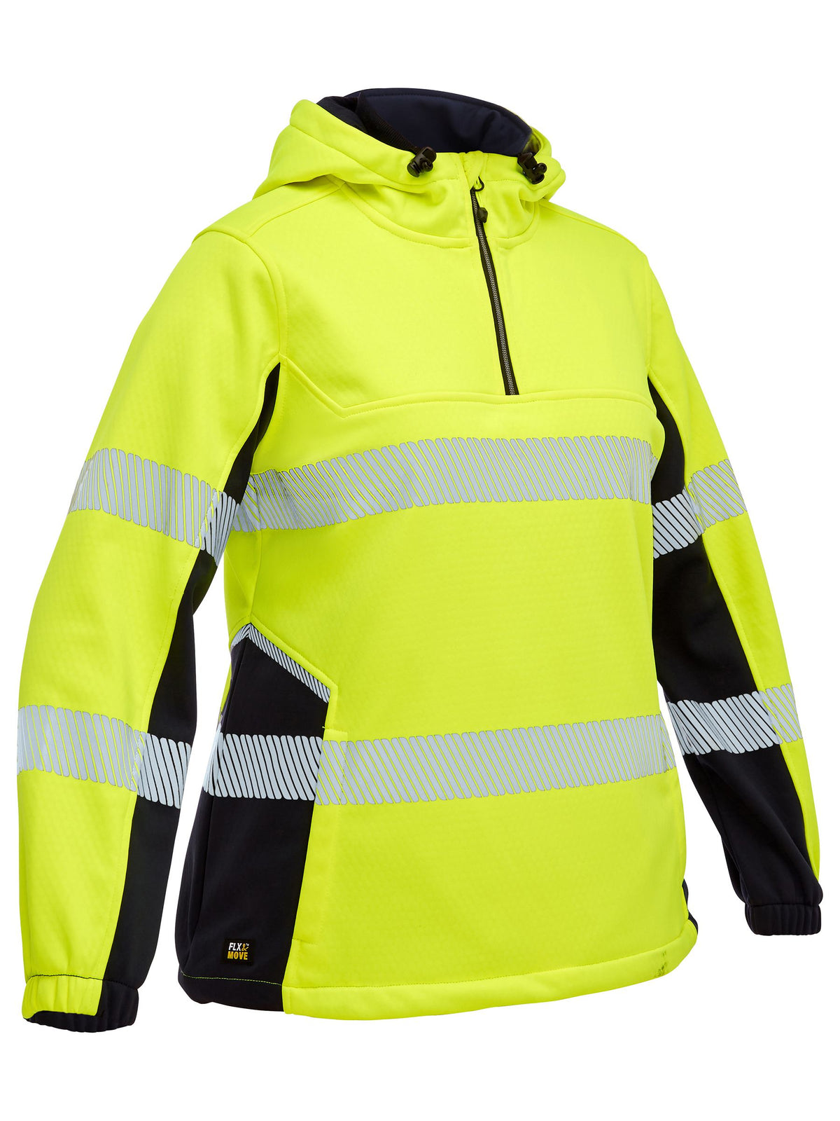 Women's Hi Vis Fleece Hoodie with Tape - Women's