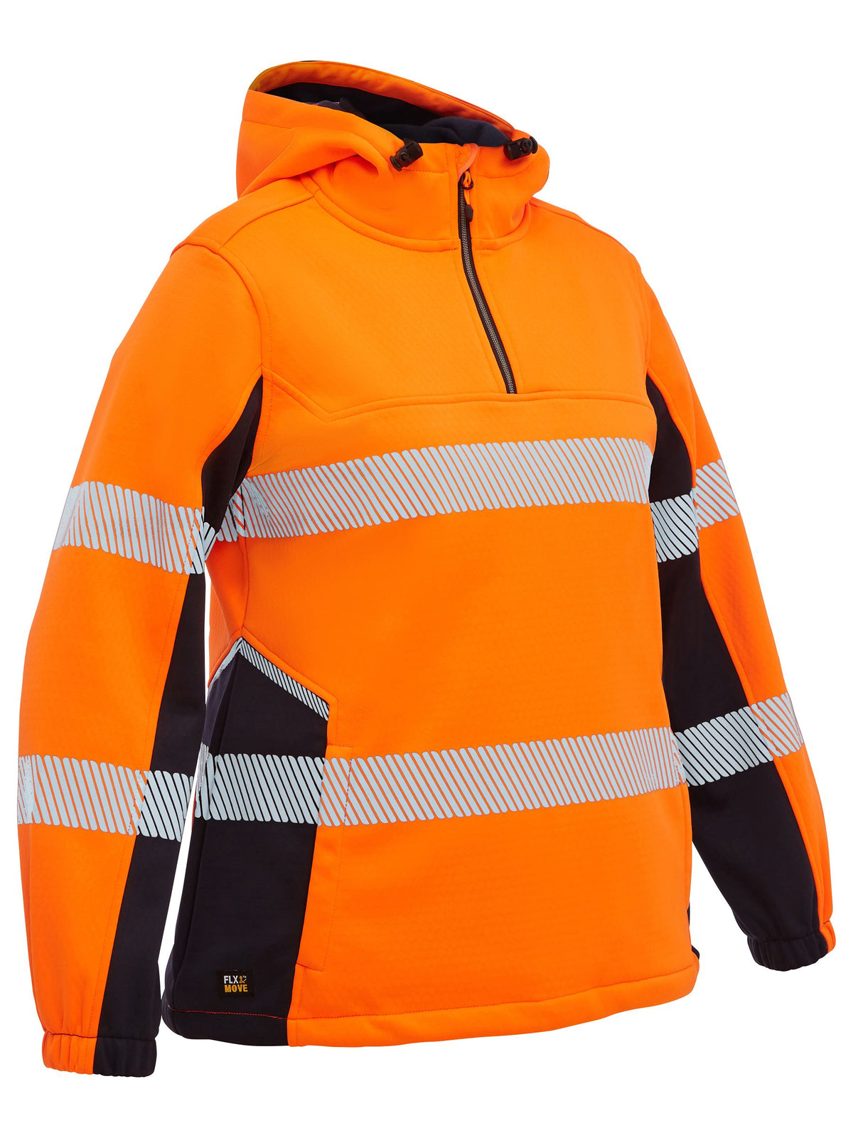 Women's Hi Vis Fleece Hoodie with Tape - Women's