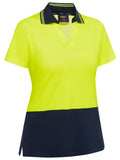 Women's Hi Vis V-Neck Polo - Women's
