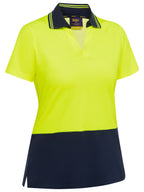 Women's Hi Vis V-Neck Polo - Women's