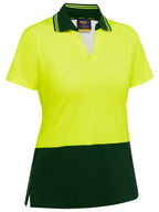 Women's Hi Vis V-Neck Polo - Women's