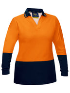 Women's Hi Vis V-Neck Polo - Women's