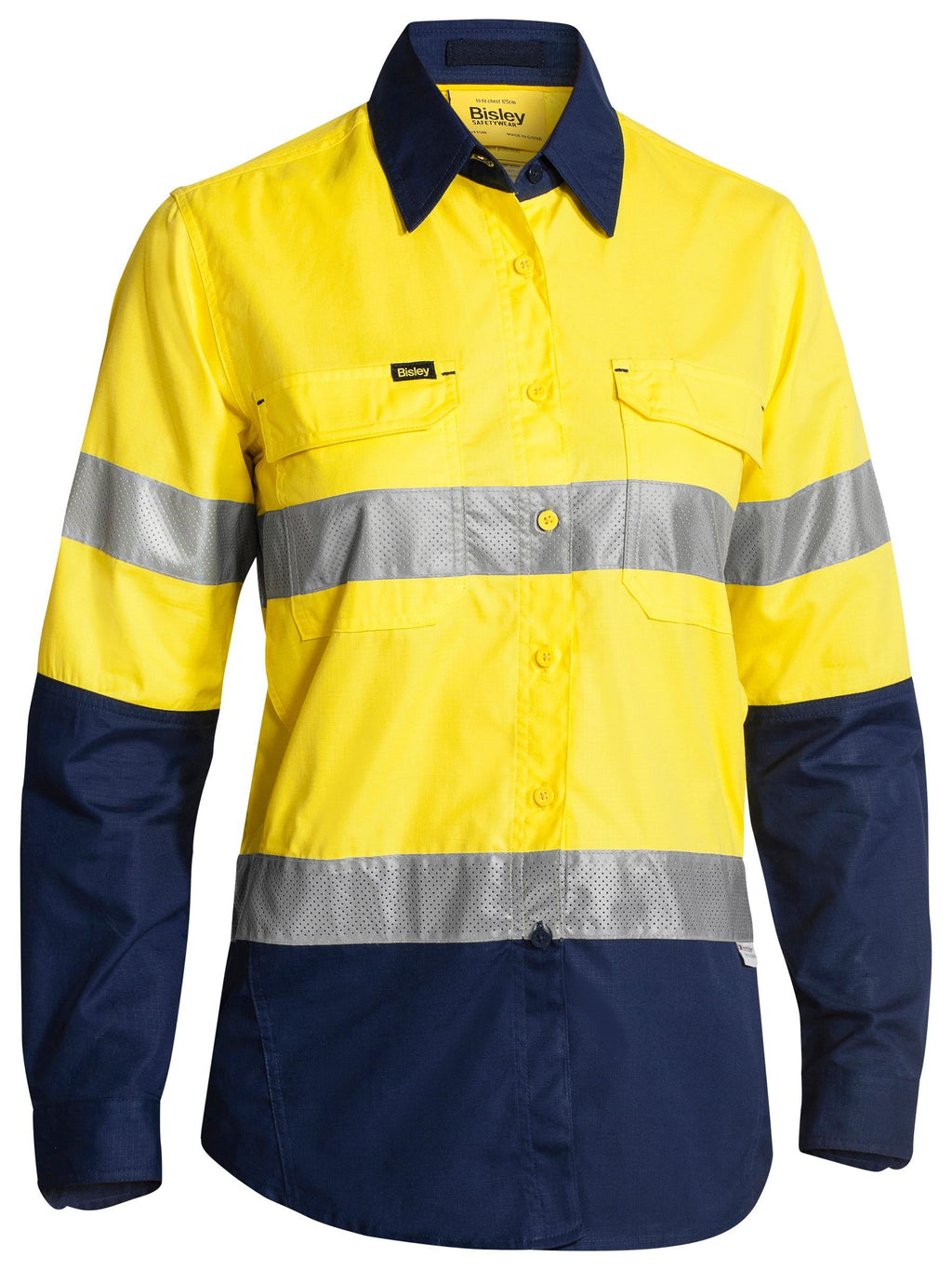 Women's Hi Vis Ventilated Work Shirt - Women's