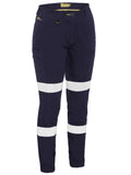 Women's Taped Cotton Cargo Cuffed Pants - Women's