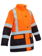 Women's Taped Hi Vis 5 in 1 Rain Jacket - Women's