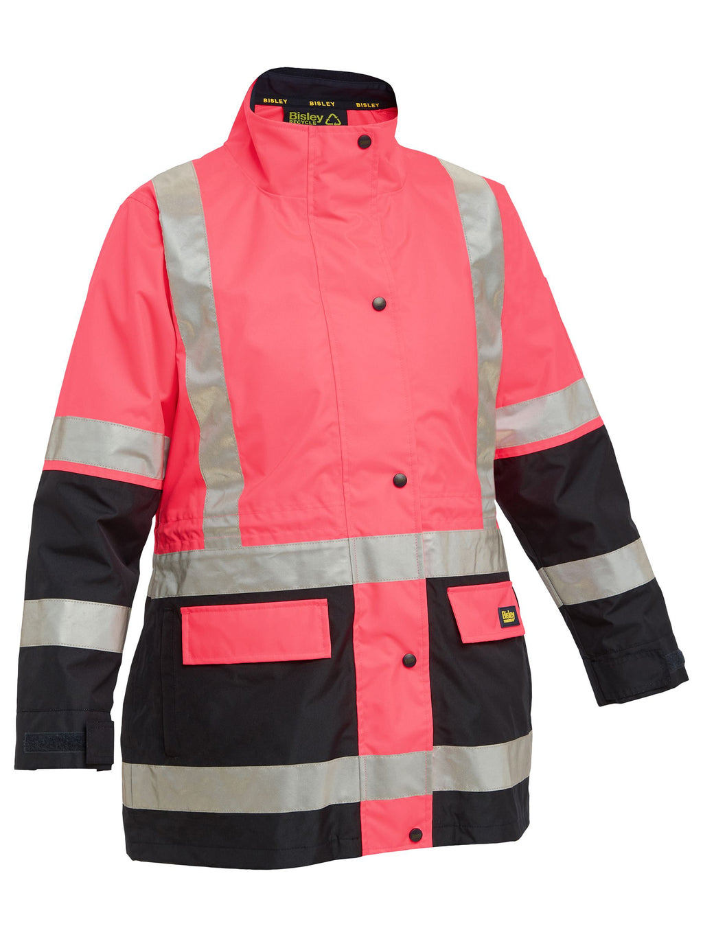 Women's Taped Hi Vis 5 in 1 Rain Jacket - Women's
