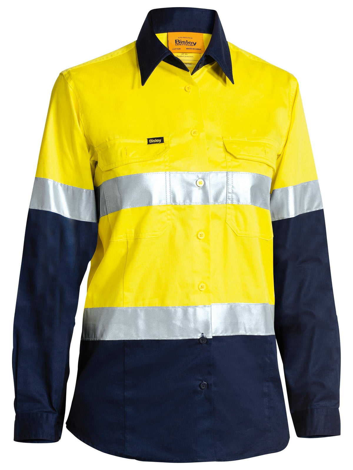 Women's Taped Hi Vis Cool Lightweight Drill Shirt - Women's