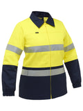 Women's Taped Hi Vis Drill Jacket - Women's