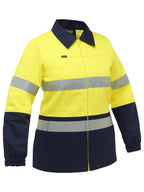 Women's Taped Hi Vis Drill Jacket - Women's