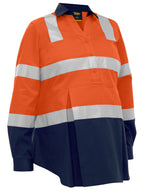Women's Taped Two Tone Hi Vis Maternity Shirt - Women's