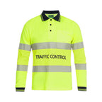 Women's Traffic Control Hi Vis Long Sleeve Polo Shirt - Technical