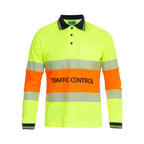 Women's Traffic Control Hi Vis Long Sleeve Polo Shirt - Technical