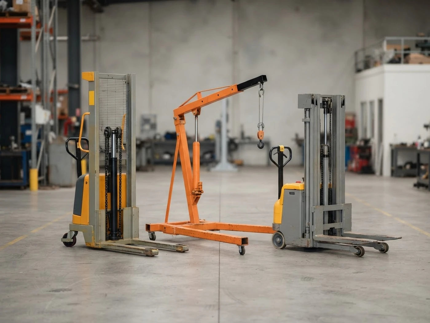 Lifters, Stackers & Cranes