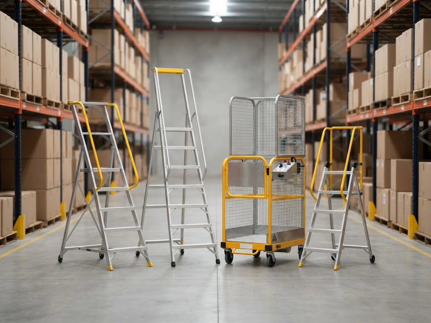 Platform Ladders & Order Pickers