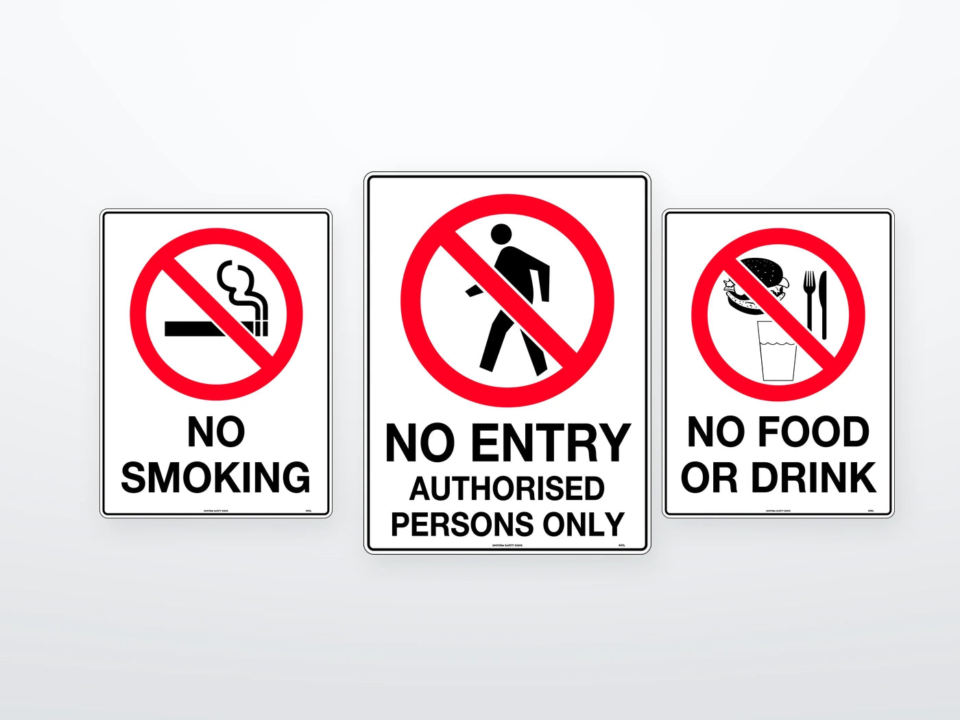 Prohibition Signs